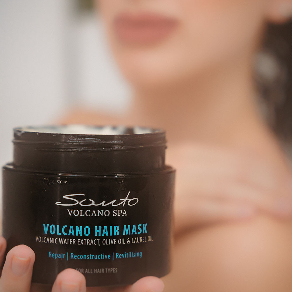 Zestaw Kosmetyków do pielęgnacji włosów Santo Volcano Spa